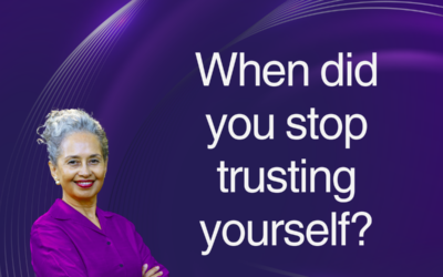 When did you stop trusting yourself?