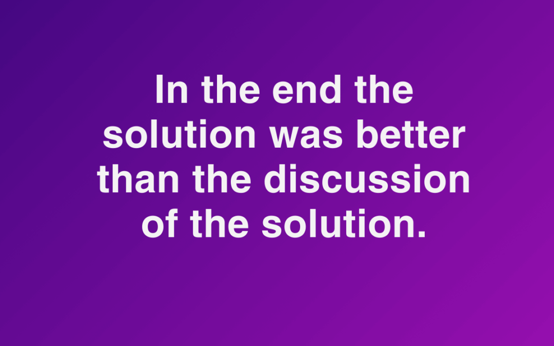 Solution and Discussion