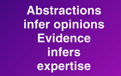 Abstractions Infer Opinions