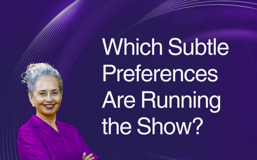 What Preferences Are Running the Show?